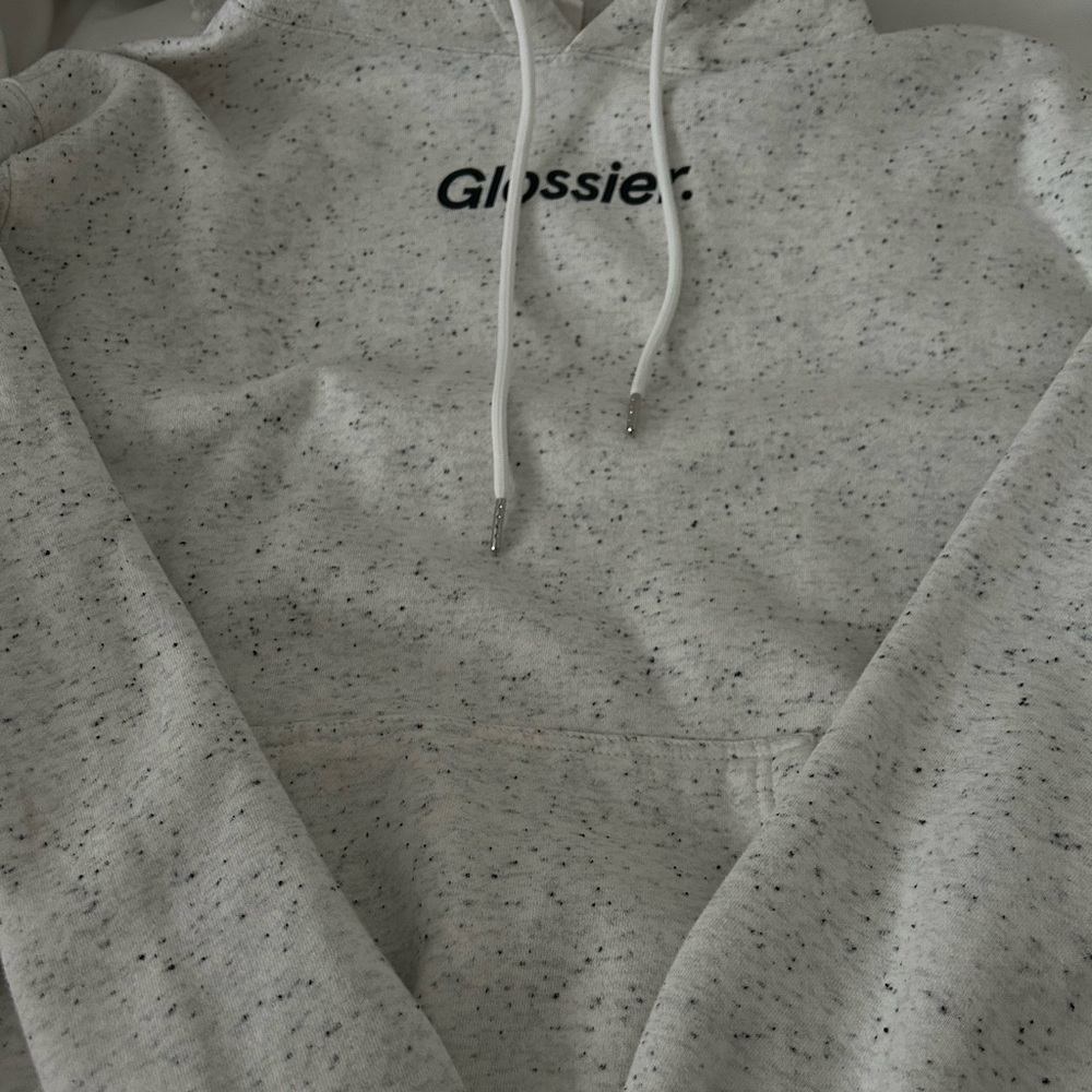 White Glossier Hoodie